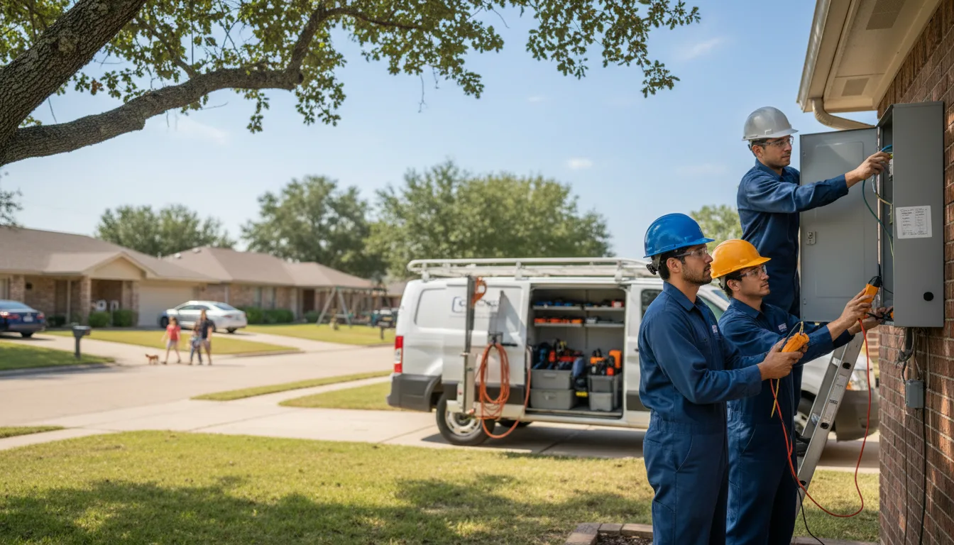Certified electrician providing emergency electrical services in Amory, MS